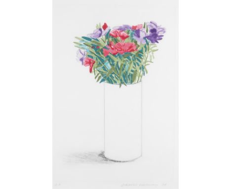 ‡ David Hockney RA (b.1937) Godetias Signed and dated 73 Lithograph, artist’s proof 43 x 29cm (plate size) Provenance: Knoedl