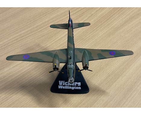 Vickers Wellington Die-Cast Model with Stand in good conditionWe combine postage on multiple winning lots and can ship worldw