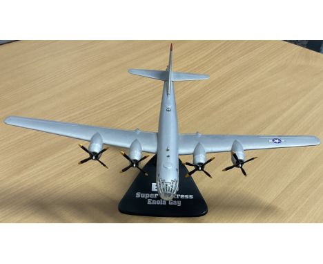 B29 Super Fortress Enola Gay Die-Cast Model with Stand in good conditionWe combine postage on multiple winning lots and can s