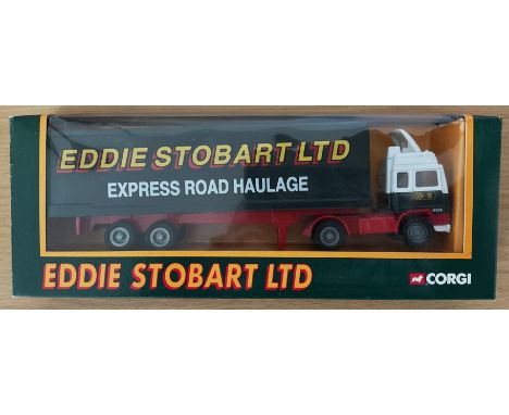 Eddie Stobart Volvo Container Truck by Corgi / Mattel Inc 1994, in its original packaging and with the Eddie Stobart Livery g