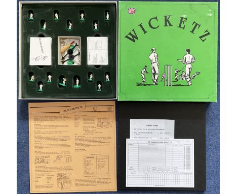 Wicketz A Cricket Board Game by R. D. A. Marketing 1988, appears to be complete in its original packaging, good conditionWe c