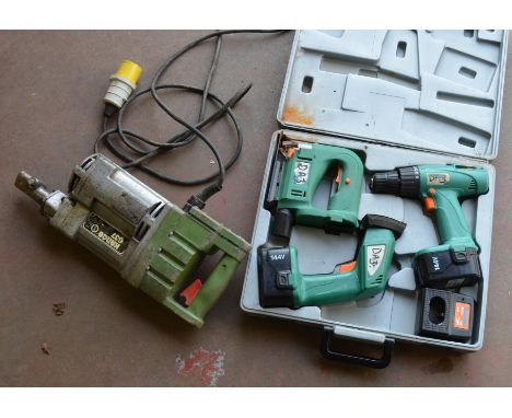POLICE > 110volt Kango 637 and a Pro User 3-tool set. [NO RESERVE] [VAT ON HAMMER PRICE]
