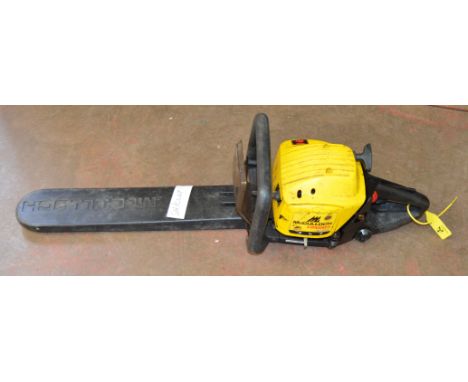 POLICE > McCulloch Virginia MH542 petrol chainsaw. [NO RESERVE] [VAT ON HAMMER PRICE]
