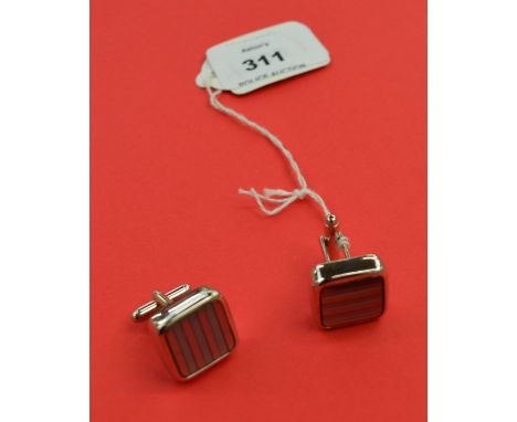 Pair of designer cufflinks [VAT INCLUDED IN THE HAMMER PRICE ON THESE LOT - note this doesn't affect non-VAT registered bidde