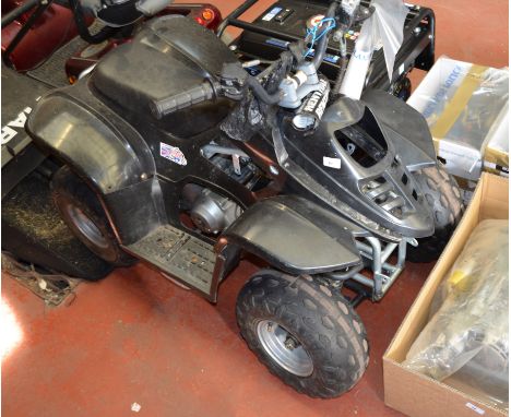 POLICE > Small quad bike, petrol powered. [NO RESERVE] [VAT ON HAMMER PRICE]