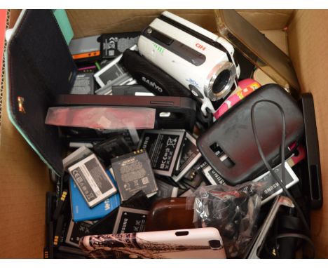 POLICE > Sanyo HD Waterproof video camera and a quantity of mobile phone batteries etc.