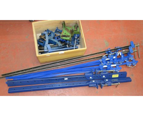Quantity of sash clamps, G-clamps etc.