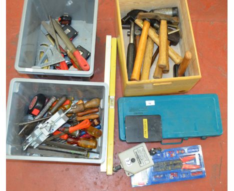 3 boxes of assorted good quality tools.