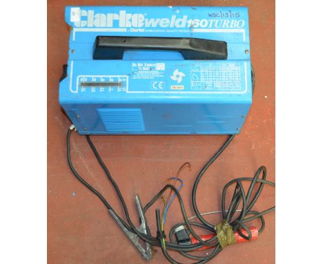 POLICE > Clarke Weld 160 Turbo. [NO RESERVE] [VAT ON HAMMER PRICE]
