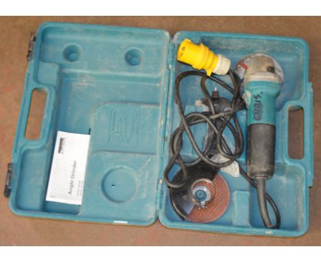 POLICE > Makita 110volt angle grinder. [NO RESERVE] [VAT ON HAMMER PRICE]
