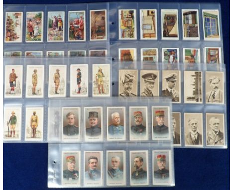 Cigarette cards, 5 sets, Hill's, Our Empire, Ogden's, Air Raid Precautions, Player's, Military Uniforms The British Empire Ov