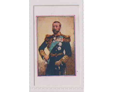 Cigarette card, G. Prudhoe, Army Pictures, Cartoons etc, type card, King George V (without caption) (vg) (1)