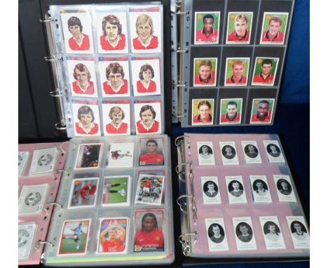 Trade cards, Football, Manchester Utd, a large collection (100's) of modern cards and stickers, all featuring Manchester Utd 