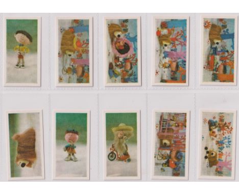 Trade cards, Barratt's, three sets, Magic Roundabout (35 cards) T.V.'s Huckleberry Hound and Friends (35 cards) &amp; T.V.'s 