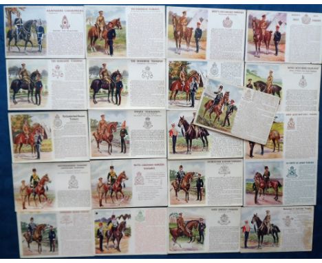 Postcards, Military, a selection of approx. 21 Yeomanry cards from the Gale &amp; Polden History and Traditions series. This 