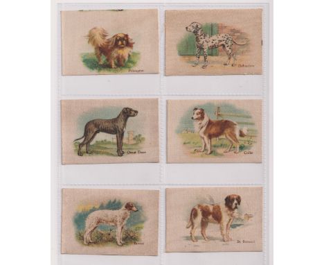 Tobacco silks, BAT (Anon), Best Dogs of Their Breed 'L' size (set, 50 silks) (some age toning, gen gd) 