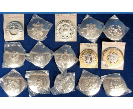 Military Plaid Brooches, 15 reproduction brooches to include Highland Light Infantry, Royal Highland Fusiliers, Gordon Highla