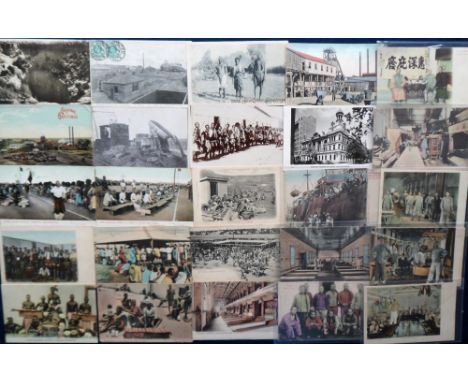Postcards, a good collection of approx. 64 cards of mining and mines in South Africa, inc. P.P Mines Penhalonga, Sumners Gold