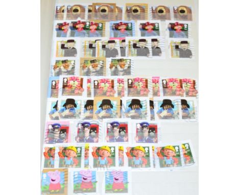 GB 1995 to 2016 - Box with 4 large stockbooks of duplicated used commems with many useful post 2000 issues. Also a hagner bin