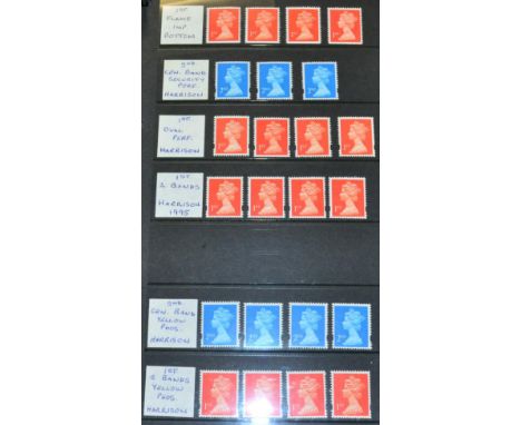Specialised Machins - 1st and 2nd Class - Hagner Binder with a large collection 1989 - 2001, all being current 1st and 2nd cl
