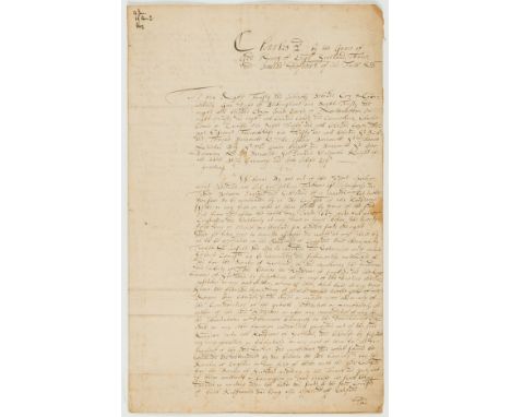Free trade between England and Scotland.- Copy of letters patent for the appointment of George Villiers, 2nd Duke of Buckingh