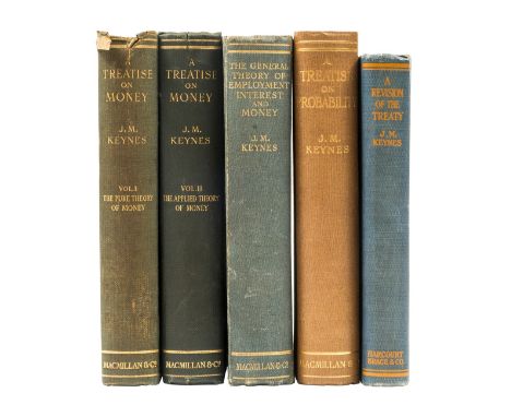 Keynes (John Maynard) A Treatise on Money, 2 vol., first edition, scattered faint spotting, previous owner's ink signature, e