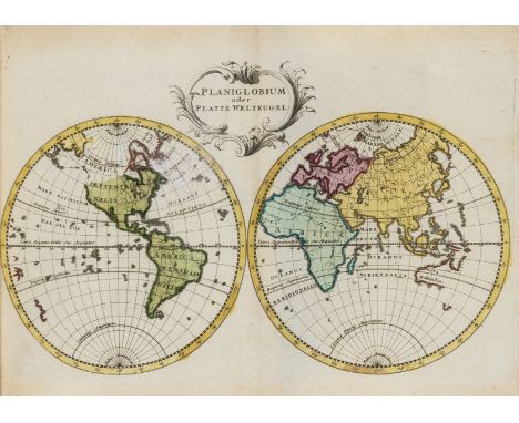 World.- Franz (Johann Michael) Allgemeine Abbildung des Erdbodens, in zwanzig Landchartlein, fur die Anfanger in der Geograph