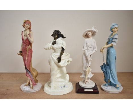 A Minton fine bone china 'Sea Breezes' M.S.4 sold alongside two Royal Doulton Classique series figurines 'Stephanie' number C