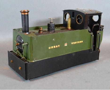 A Gauge 1 Live Steam Great Western Tank Engine 22 cms long 