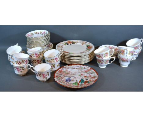 A Colclough Wayside Pattern Tea Service together with other ceramics 