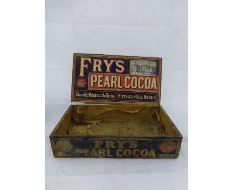 A Fry's Pearl Cocoa counter top display box. 