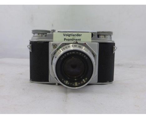 Yesterday's World Camera Shop - a Voigtlander Prominent camera. 