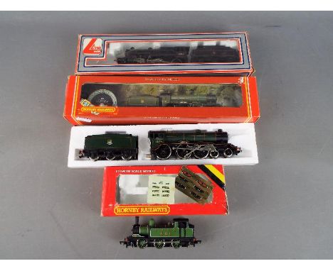 Hornby, Lima - Three boxed OO gauge steam locomotives. Lot includes Hornby R060 4-6-0 steam locomotive and tender Op.No.61656