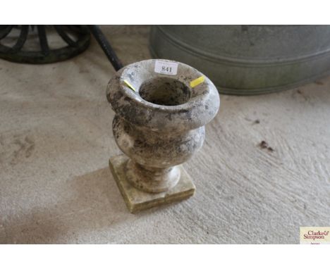 A small Victorian alabaster planter