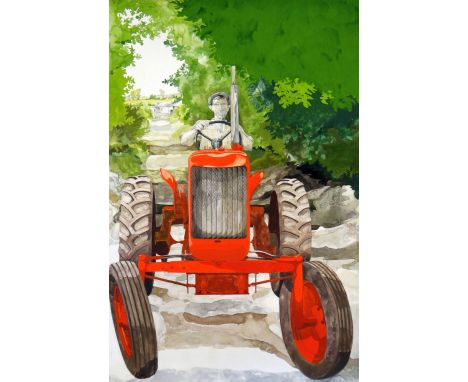 SUE SHIELDS gouache and watercolour - original illustration for the renowned and commercially successful 1980s/90s Welsh Arts