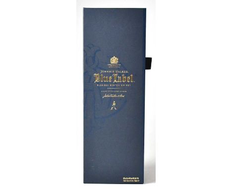 WHISKY; a bottle of Johnnie Walker Blue Label Blended Scotch whisky, bottled no. 37662, 40%, 75cl, in presentation carton.