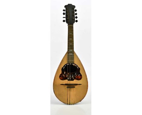 LUIGI DORIGO OF NAPOLI; a cased mandolin.