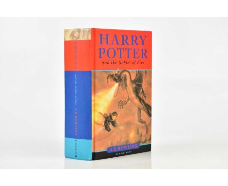 ROWLING (J K), HARRY POTTER AND THE GOBLET OF FIRE, first edition with print error on page 503, Bloomsbury, 2000 (1)