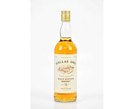 WHISKY; a bottle of Gordon & McPhail Dallas Dhu Single Highland Malt Scotch whisky, 12 years old, 40%, 70cl, boxed. 