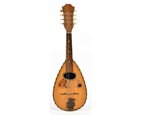 PIETRO TONELLI; a bowl back mandolin.