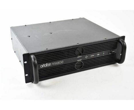 ORTOFON; a PPA 600 stereo power amplifier, serial number faded, possibly 03172.Condition Report: The item has come from a dec