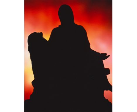 (See English version below)Andres Serrano (New York 1950 – lebt in New York). „Holy Works. Pieta“. 2011/12Original-Kartonschu