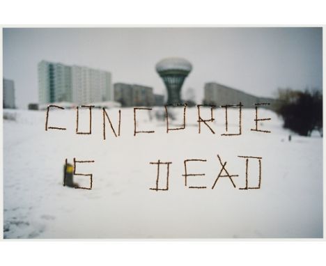 (See English version below)Wilhelm Sasnal (Tarnów, Polen 1972 – lebt in Krakau). „Concorde is Dead“. 2004C-print.  31&nbsp;×&