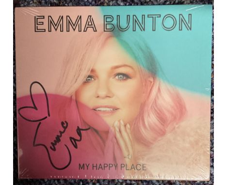 Music Emma Bunton Signed My Happy Place CD Sleeve With CD Included. Brand New in Original Packaging. Good condition. All auto