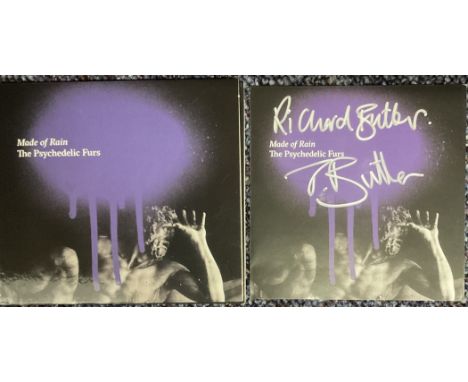 Music Richard and Tim Butler Signed Made of Rain The Psychedelic Art Card With CD and CD Sleeve. Good condition. All autograp