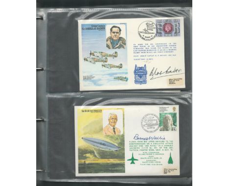 Historic Aviators Special Signed collection. Black RAF albums of 50 covers HA1 - 40 and 10 specials all signed by top WW2 VIP