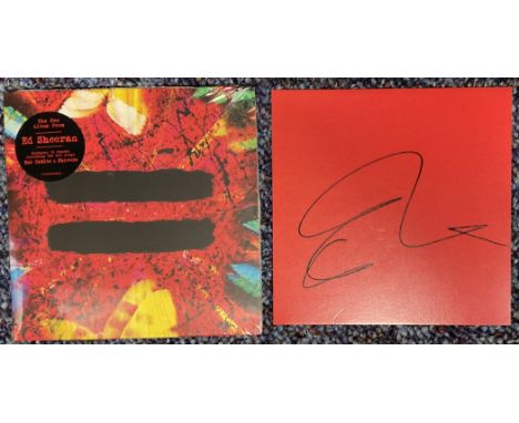 Music Ed Sheeran Signed Equals CD Art Card With CD and Slipcase included. Good condition. All autographs come with a Certific
