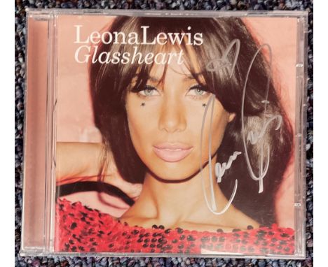 Music Leona Lewis Signed Glasshearts CD Sleeve With CD Included. Good condition. All autographs come with a Certificate of Au