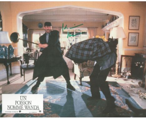 A Fish Called Wanda, a French approx. 10x8 film photo. Signed by actor Kevin Kline, who played Otto West, winning the Academy