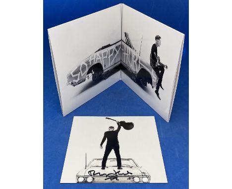 Music Bryan Adams Signed 5x5 Black and White Art Card Inside CD Slipcase With CD Included. Brand New in Packaging. Good condi